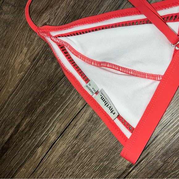 Rhythm my Bralette Bikini Top in Hibiscus & Rhythm dust bag - Picture 6 of 8